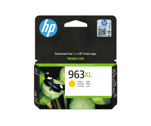HP 963XL Cartouche d'encre jaune authentique, grande capacité
