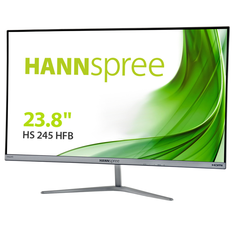 Hannspree HS 245 HFB LED display 60,5 cm (23.8") 1920 x 1080 pixels Full HD Noir, Argent