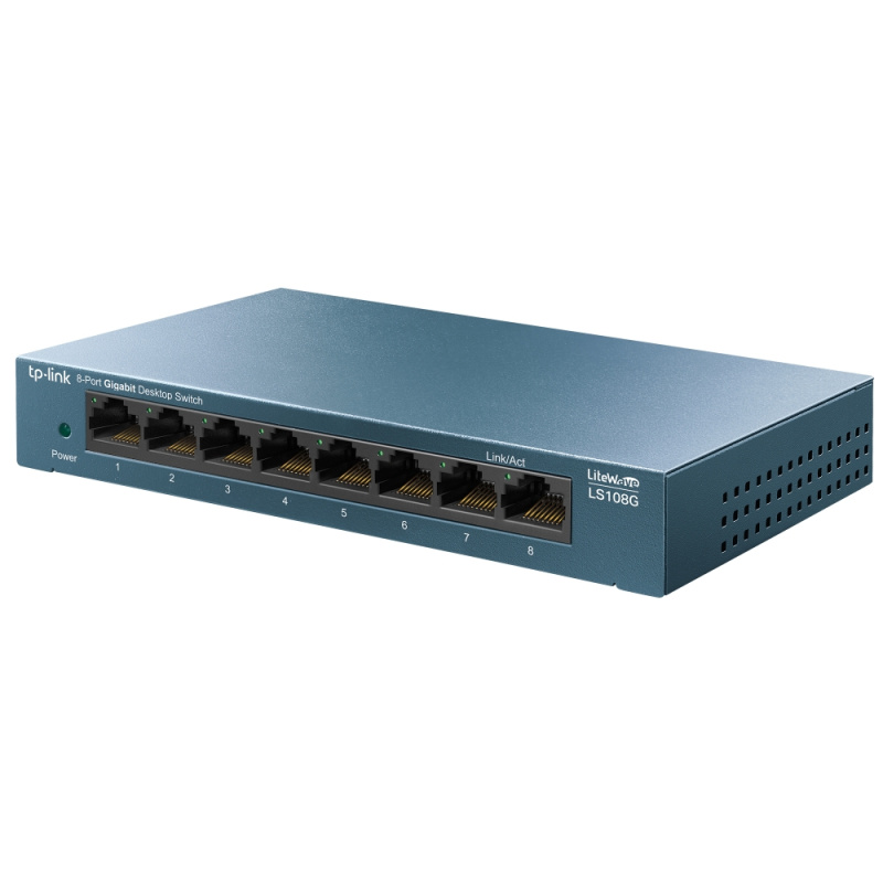 TP-Link LS108G Non-géré Gigabit Ethernet (10/100/1000) Bleu