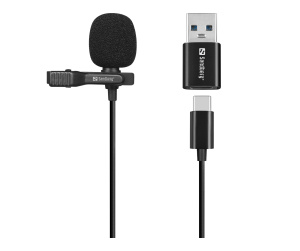 Sandberg Streamer USB Clip Microphone