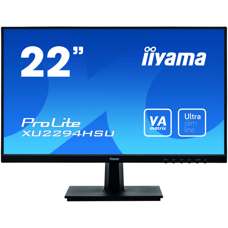 iiyama ProLite XU2294HSU-B1 LED display 54,6 cm (21.5") 1920 x 1080 pixels Full HD Noir