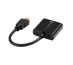 Microconnect HDMVGA2B câble vidéo et adaptateur 0,15 m VGA (D-Sub) HDMI Type A (Standard) Noir