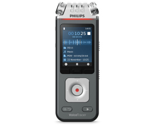Philips Voice Tracer DVT7110/00 dictaphone Carte flash Anthracite, Chrome