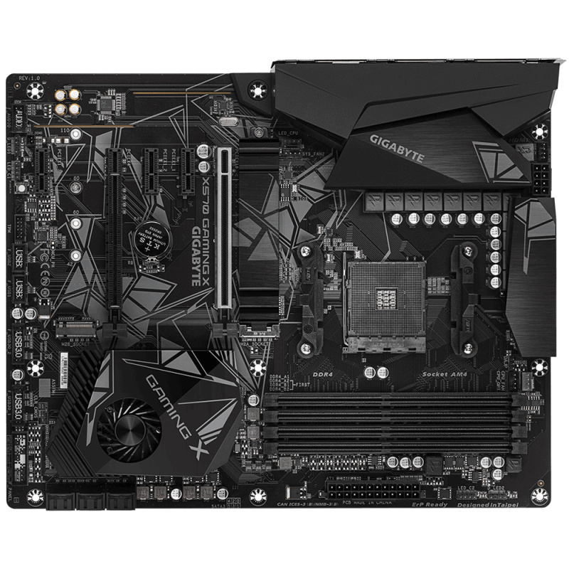 GIGABYTE X570 GAMING X (rev. 1.0) AMD X570 Emplacement AM4 ATX