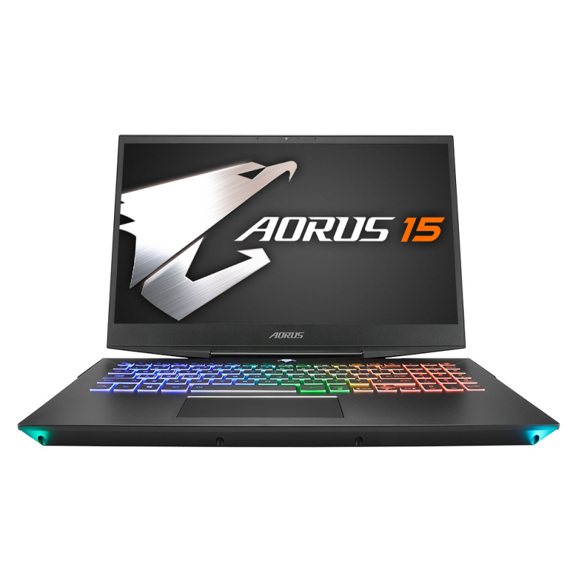 GIGABYTE 15-SA-7FR0250W laptop Intel® Core™ i7 i7-9750H Ordinateur portable 39,6 cm (15.6") Full HD 16 Go DDR4-SDRAM 512 Go SSD NVIDIA® GeForce® GTX 1660 Ti Wi-Fi 5 (802.11ac) Windows 10 Home Noir