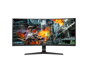 LG 34GL750-B LED display 86,4 cm (34") 2560 x 1080 pixels Full HD Ultra large Noir, Rouge