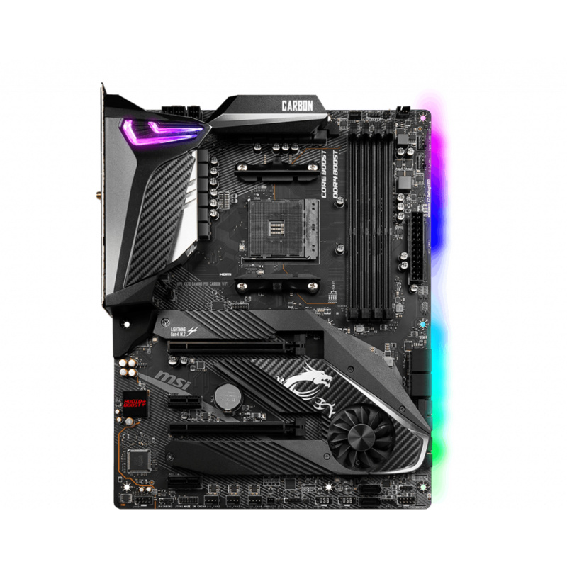 MSI MPG X570 Gaming Pro Carbon WIFI AMD X570 Emplacement AM4 ATX