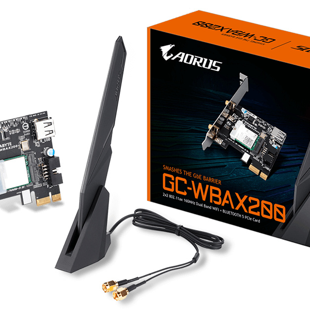 Gigabyte GC-WBAX200 carte réseau Interne WLAN / Bluetooth 2400 Mbit/s