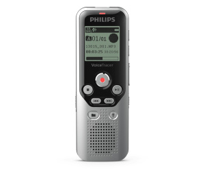 Philips DVT1250 dictaphone Mémoire interne + carte mémoire Noir, Gris
