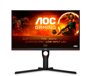 AOC G3 25G3ZM/BK écran plat de PC 62,2 cm (24.5") 1920 x 1080 pixels Full HD Noir, Rouge