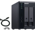 QNAP TR-002 Boîtier de disques de stockage Boîtier disque dur/SSD Noir 2.5/3.5"