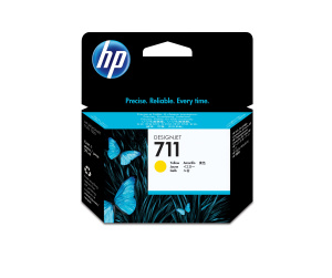 HP 711 cartouche d'encre DesignJet jaune, 29 ml