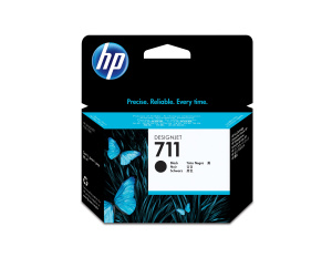 HP 711 cartouche d'encre DesignJet noir, 80 ml