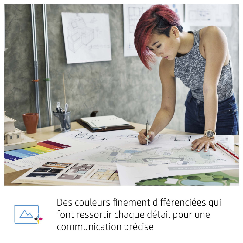 HP 711 cartouche d'encre DesignJet noir, 38 ml