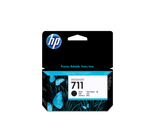 HP 711 cartouche d'encre DesignJet noir, 38 ml