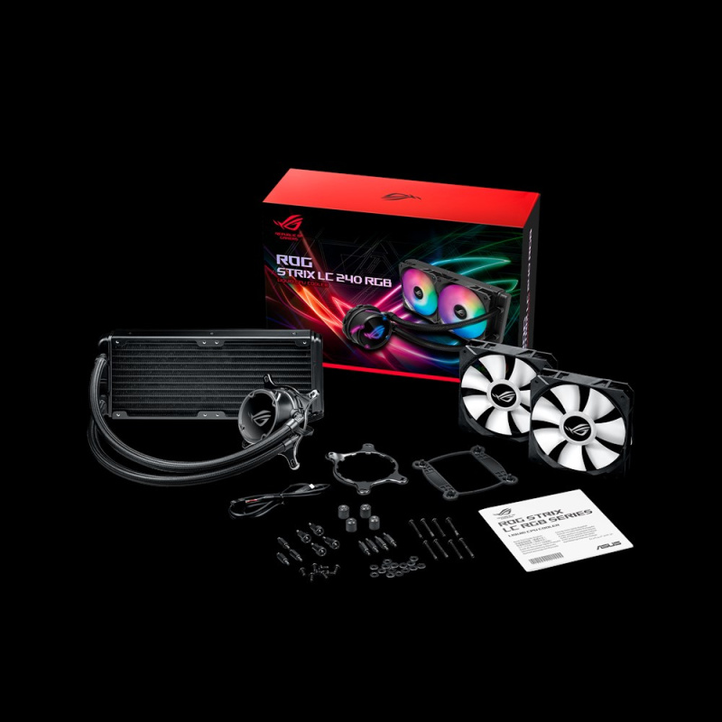 ASUS ROG STRIX LC 240 RGB Processeur Refroidisseur de liquide tout-en-un 12 cm Noir