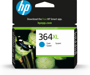 HP 364XL cartouche d'encre cyan grande capacité authentique