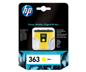 HP 363 cartouche d'encre 1 pièce(s) Original Rendement standard Jaune