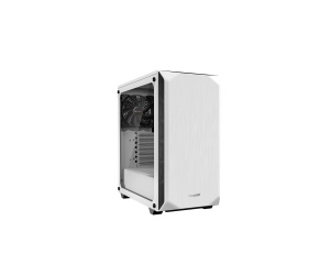 be quiet! Pure Base 500 blanc | Boîtier PC vitré, Mini ATX / Micro ATX / ATX, 2 ventilateurs Pure Wings 2 140 mm