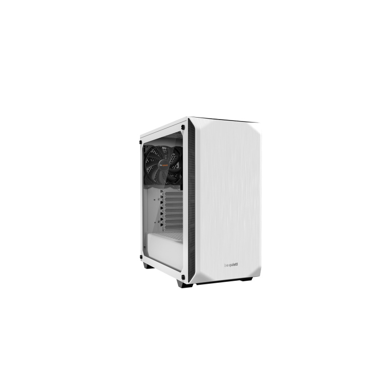 be quiet! Pure Base 500 blanc | Boîtier PC vitré, Mini ATX / Micro ATX / ATX, 2 ventilateurs Pure Wings 2 140 mm