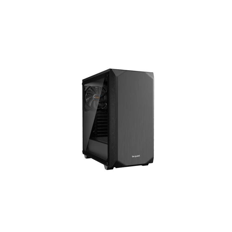 be quiet! Pure Base 500 noir | Boîtier PC vitré, Mini ATX / Micro ATX / ATX, 2 ventilateurs Pure Wings 2 140 mm
