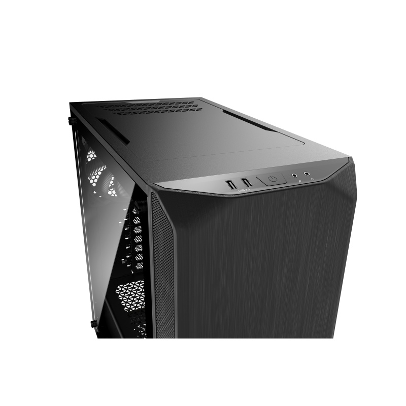 be quiet! Pure Base 500 noir | Boîtier PC vitré, Mini ATX / Micro ATX / ATX, 2 ventilateurs Pure Wings 2 140 mm