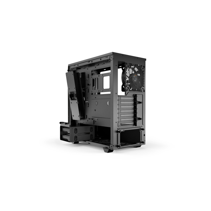 be quiet! Pure Base 500 noir | Boîtier PC vitré, Mini ATX / Micro ATX / ATX, 2 ventilateurs Pure Wings 2 140 mm