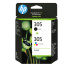 HP Pack de 2 cartouches d'encre authentiques 305 3 couleurs / noir