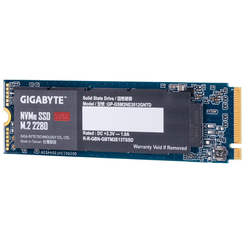 Gigabyte GP-GSM2NE3512GNTD disque SSD M.2 512 Go PCI Express 3.0 NVMe