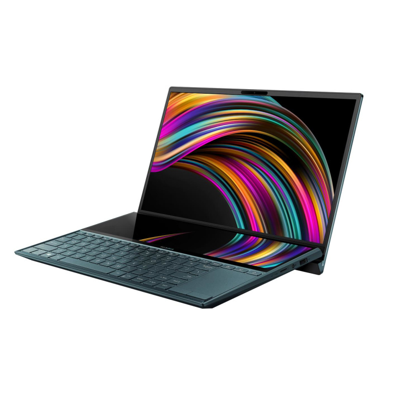 ASUS Zenbook Duo UX481FA-HJ054R Intel® Core™ i7 i7-10510U Ordinateur portable 35,6 cm (14") Full HD 16 Go LPDDR3-SDRAM 1 To SSD Wi-Fi 6 (802.11ax) Windows 10 Pro Bleu
