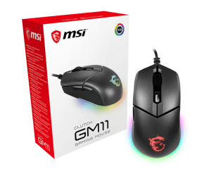 MSI Clutch GM11 souris Gauche USB Type-A Optique 5000 DPI