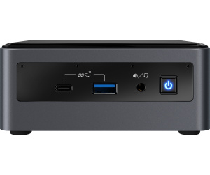 Intel NUC BXNUC10I7FNH2 barebone PC/ poste de travail UCFF Noir BGA 1528 i7-10710U 1,1 GHz