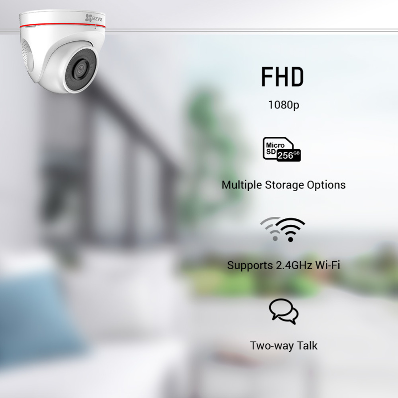 EZVIZ C4W Dôme Caméra de sécurité IP Extérieure 1920 x 1080 pixels Plafond