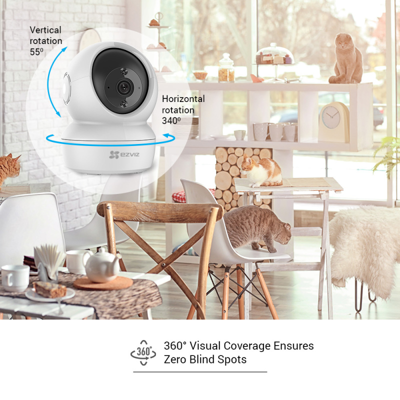 EZVIZ C6N Dôme Caméra de sécurité IP Intérieure 1920 x 1080 pixels Plafond