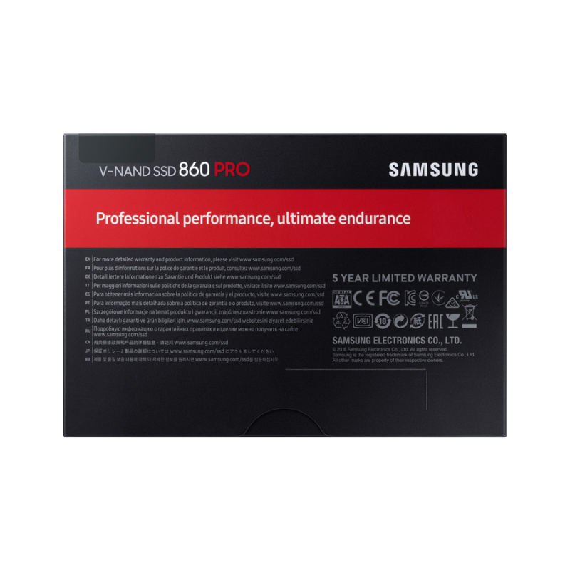 Samsung 860 PRO 1 To 2.5" Série ATA III V-NAND MLC