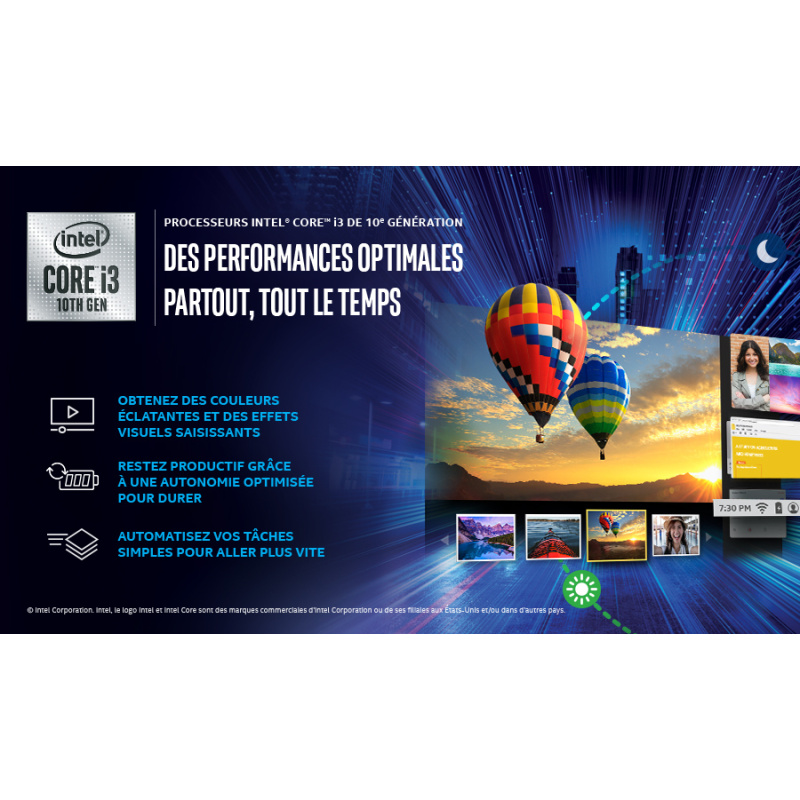 ASUS X409JA-BV009T Intel® Core™ i3 i3-1005G1 Ordinateur portable 35,6 cm (14") HD 4 Go DDR4-SDRAM 256 Go SSD Wi-Fi 5 (802.11ac) Windows 10 Home Argent