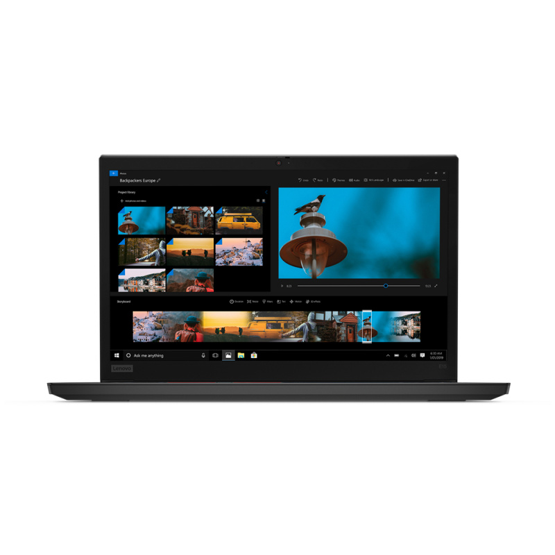 Lenovo ThinkPad E15 Intel® Core™ i7 i7-10510U Ordinateur portable 39,6 cm (15.6") Full HD 8 Go DDR4-SDRAM 256 Go SSD Wi-Fi 6 (802.11ax) Windows 10 Pro Français Noir