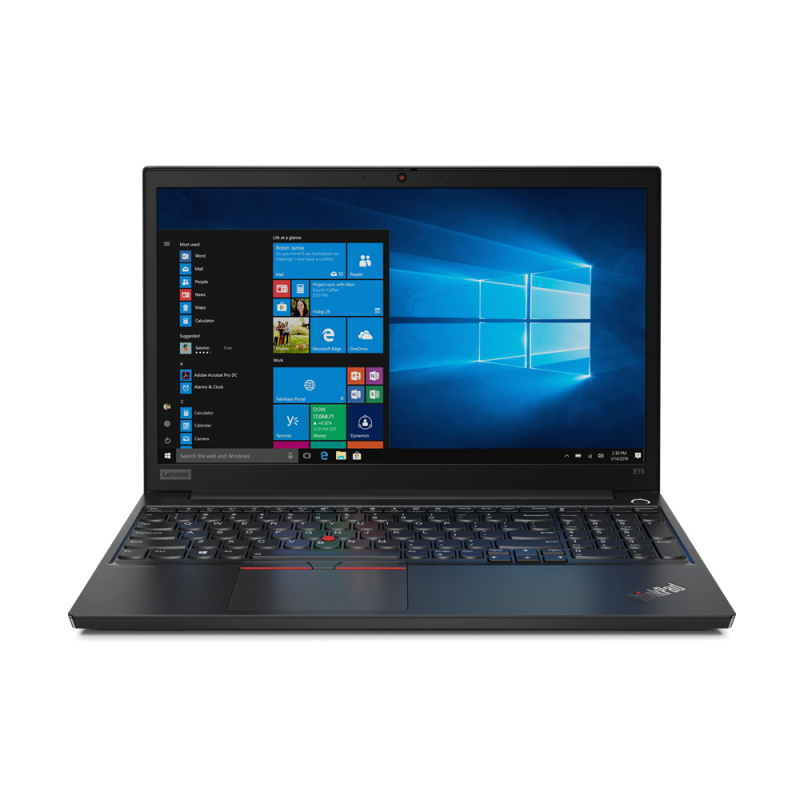 Lenovo ThinkPad E15 Intel® Core™ i7 i7-10510U Ordinateur portable 39,6 cm (15.6") Full HD 8 Go DDR4-SDRAM 256 Go SSD Wi-Fi 6 (802.11ax) Windows 10 Pro Français Noir