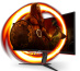 AOC G2 CU34G2X/BK LED display 86,4 cm (34") 3440 x 1440 pixels Quad HD Noir, Rouge