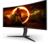 AOC G2 CU34G2X/BK LED display 86,4 cm (34") 3440 x 1440 pixels Quad HD Noir, Rouge