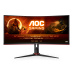 AOC G2 CU34G2X/BK LED display 86,4 cm (34") 3440 x 1440 pixels Quad HD Noir, Rouge