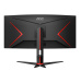 AOC G2 CU34G2X/BK LED display 86,4 cm (34") 3440 x 1440 pixels Quad HD Noir, Rouge