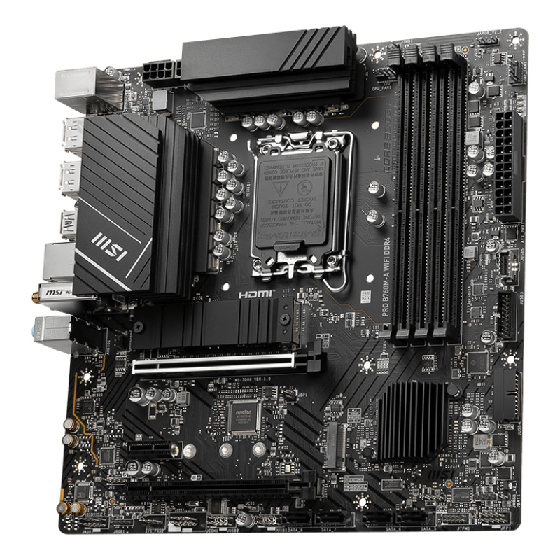 MSI PRO B760M-A WIFI DDR4 carte mère Intel B760 LGA 1700 micro ATX