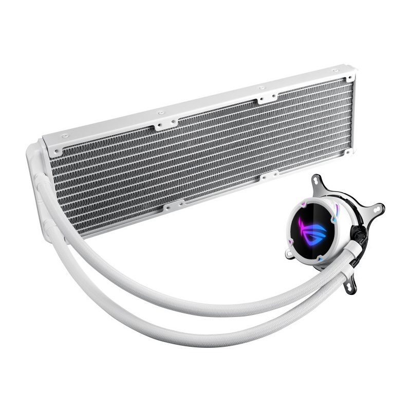 ASUS ROG Strix LC 360 RGB White Edition Processeur Refroidisseur de liquide tout-en-un 12 cm Blanc