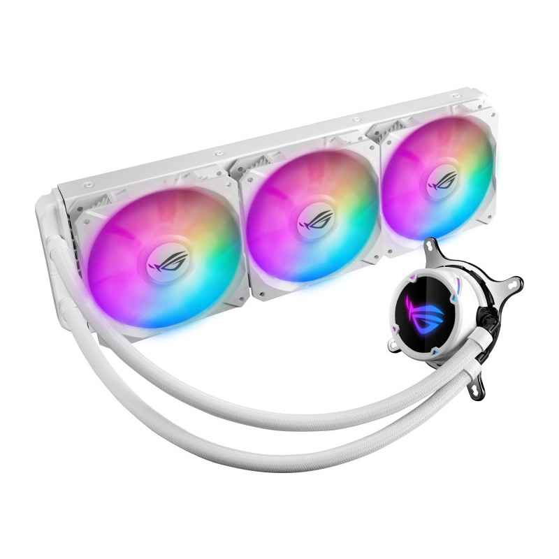 ASUS ROG Strix LC 360 RGB White Edition Processeur Refroidisseur de liquide tout-en-un 12 cm Blanc