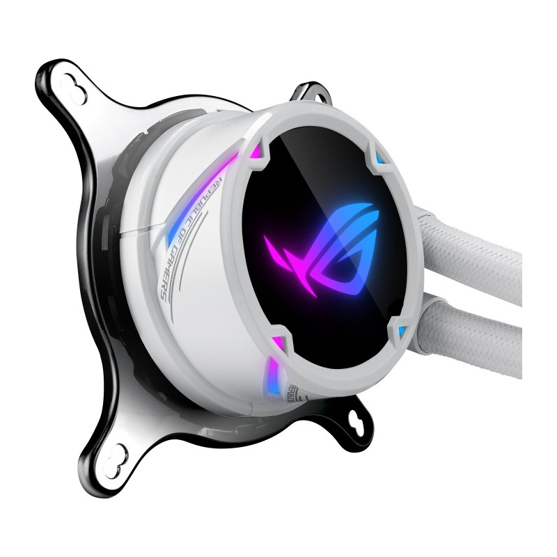 ASUS ROG Strix LC 360 RGB White Edition Processeur Refroidisseur de liquide tout-en-un 12 cm Blanc