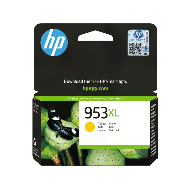 HP 953XL Cartouche d’encre jaune grande capacité authentique