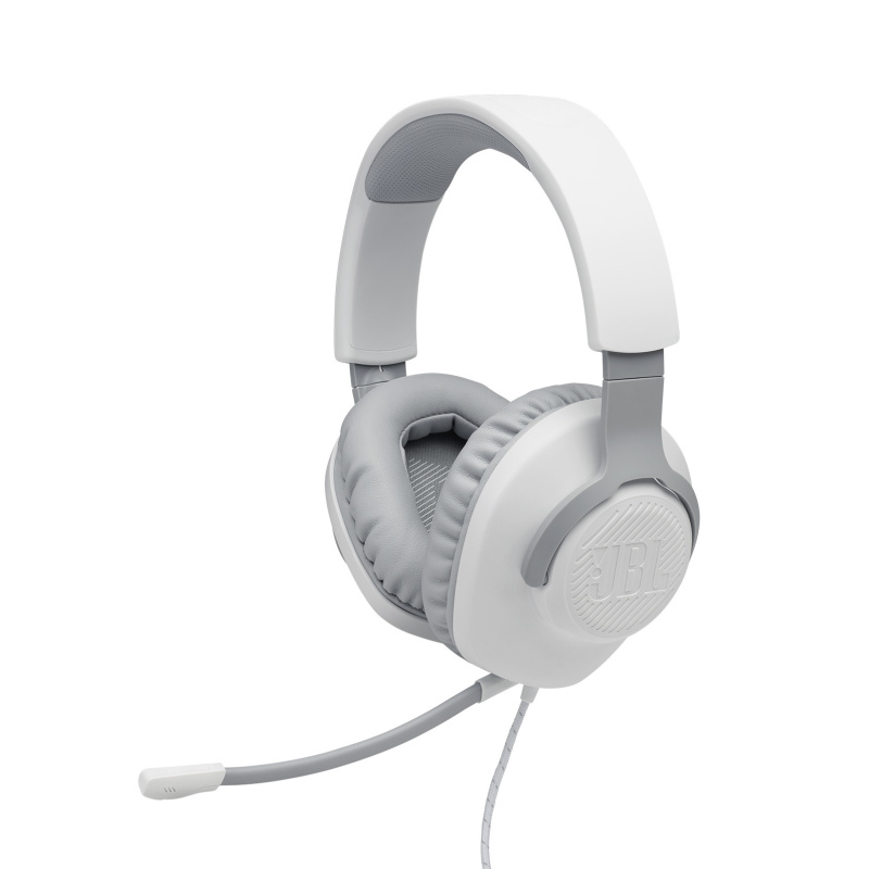 JBL Quantum 100 Écouteurs Avec fil Arceau Jouer Blanc