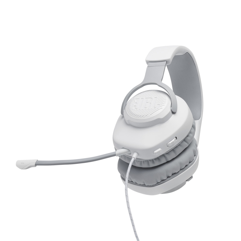JBL Quantum 100 Écouteurs Avec fil Arceau Jouer Blanc