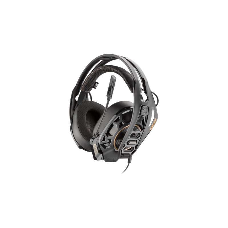 POLY RIG 500 PRO HA Casque Avec fil Arceau Jouer Noir